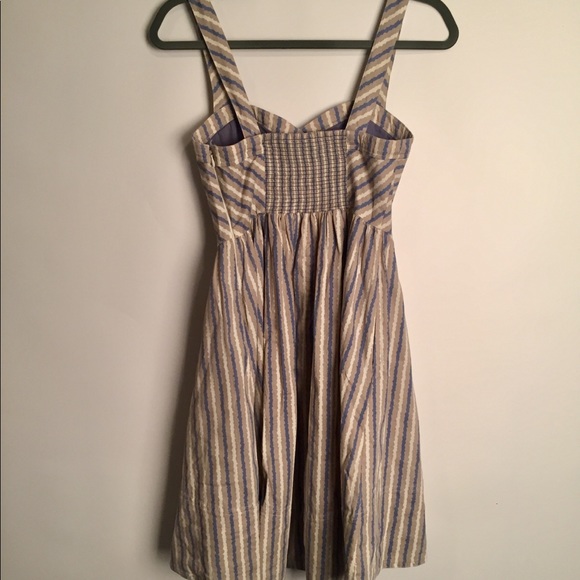 FREE PEOPLE retro sweetheart striped dress EUC S - Picture 4 of 12